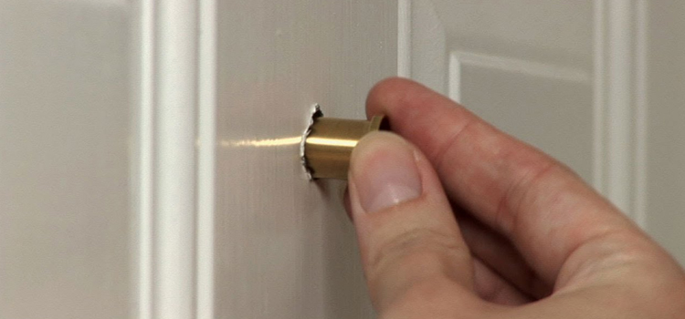 peephole door repair in Ramona